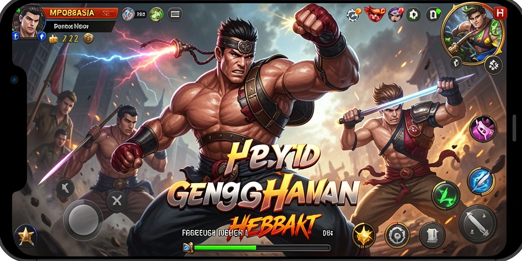 Tampilan gameplay MPO88ASIA yang mendebarkan saat pertarungan.