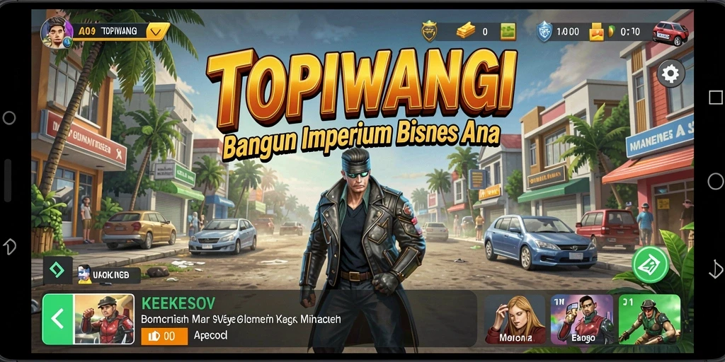 Menampilkan gameplay seru dan interaktif di dunia bisnis Tycoon.